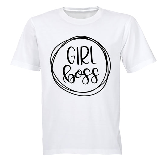 Girl Boss - Circular Design - Kids T-Shirt - BuyAbility South Africa