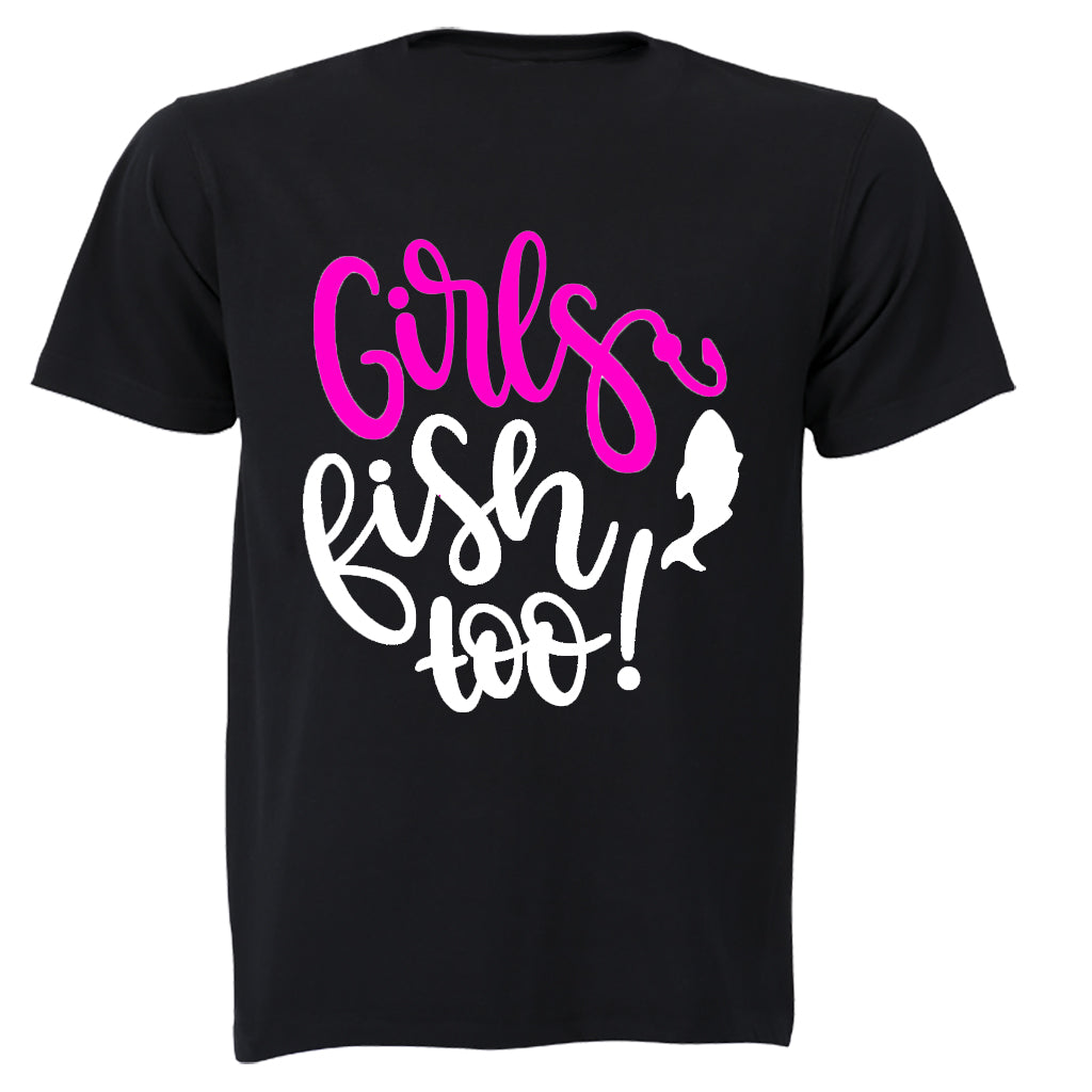 Girls Fish Too - Kids T-Shirt - BuyAbility South Africa
