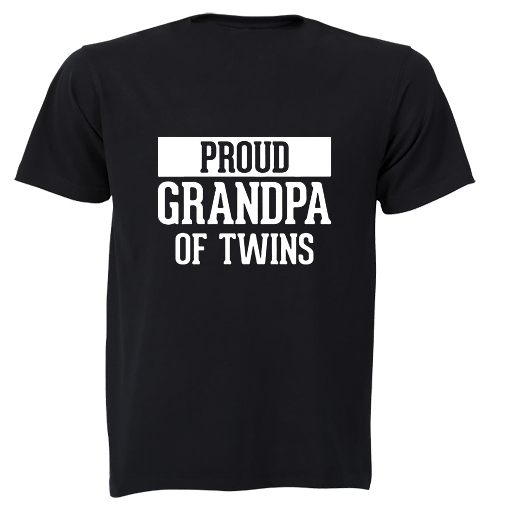 Grandpa of the Twins - Adults - T-Shirt - BuyAbility South Africa