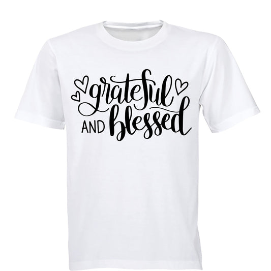Grateful and Blessed - Adults - T-Shirt - BuyAbility South Africa