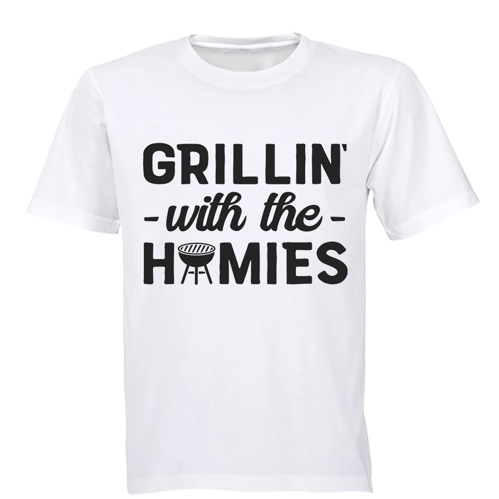 Grillin  with the Homies - Adults - T-Shirt - BuyAbility South Africa