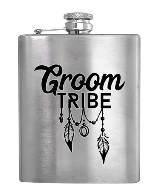 Groom Tribe - Dream Catcher - Hip Flask