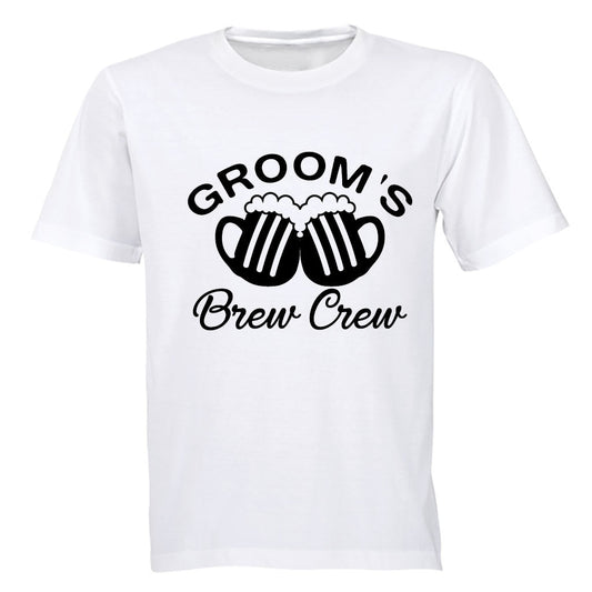 Groom s Brew Crew - Adults - T-Shirt - BuyAbility South Africa
