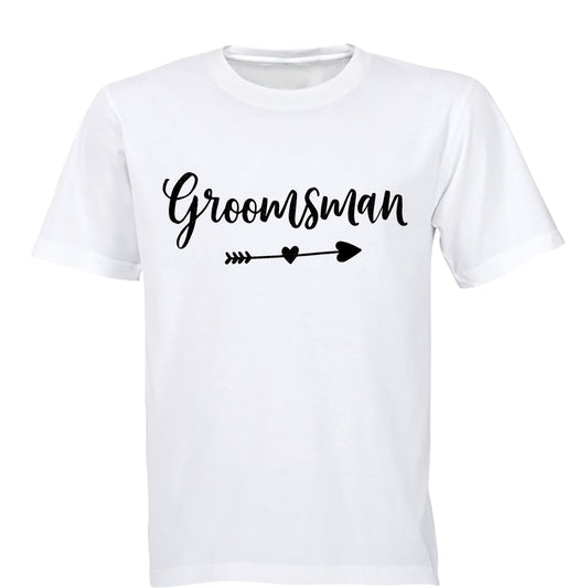 Groomsman - Arrow - Adults - T-Shirt - BuyAbility South Africa