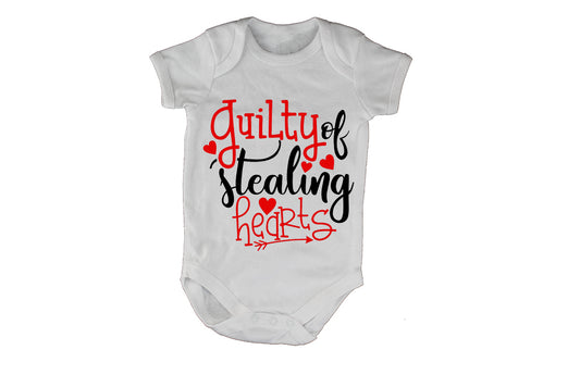 Guilty of Stealing Hearts - Valentine - Baby Grow - BuyAbility South Africa