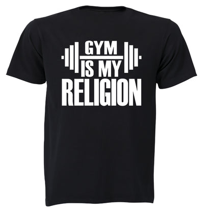 Gym is my Religion - Adults - T-Shirt - BuyAbility South Africa