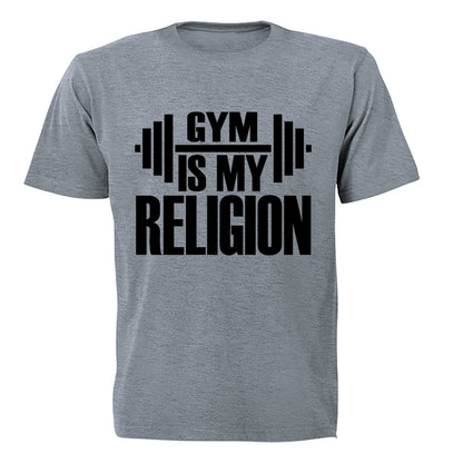 Gym is my Religion - Adults - T-Shirt - BuyAbility South Africa