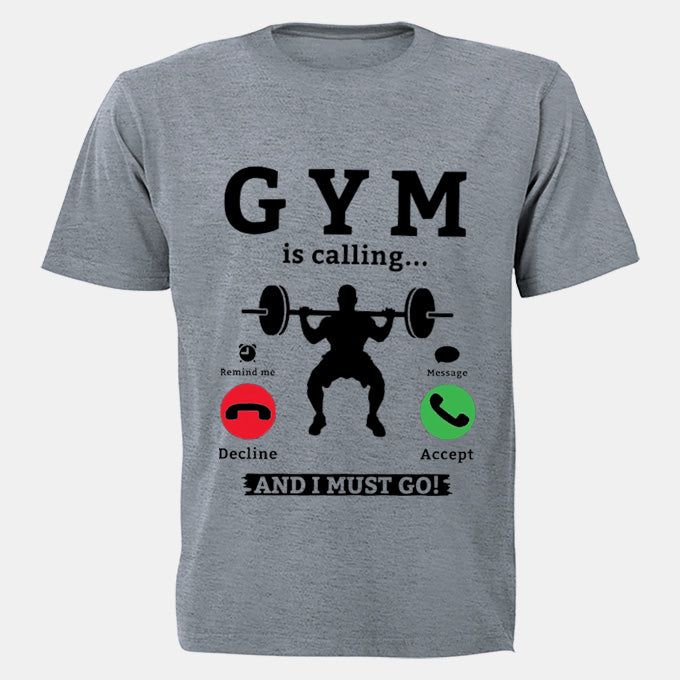 Gym is Calling - Adults - T-Shirt - BuyAbility South Africa