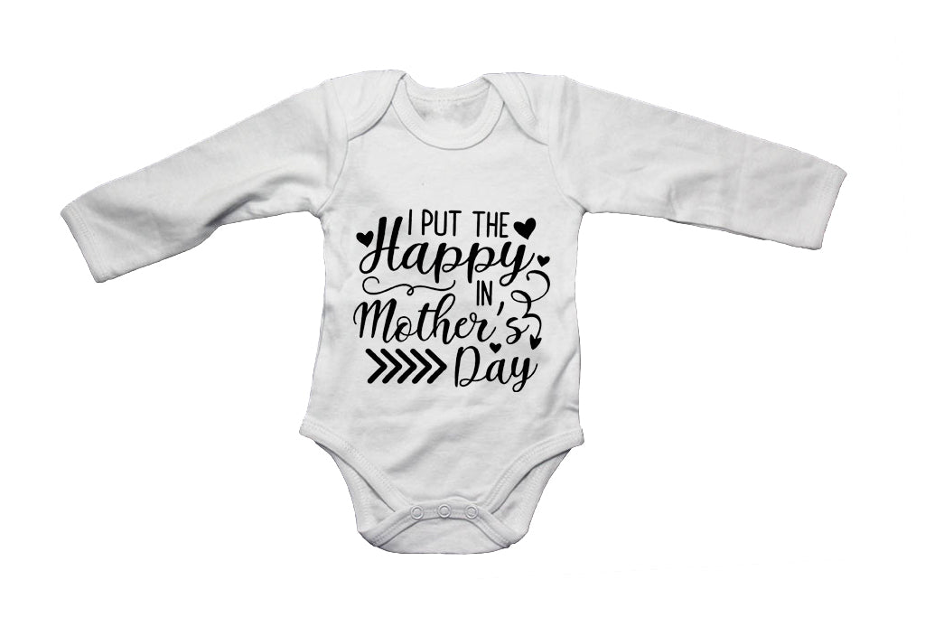 Put The HAPPY in Happy Mother's Day - Baby Grow - BuyAbility South Africa