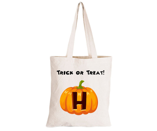 H - Halloween Pumpkin - Eco-Cotton Trick or Treat Bag - BuyAbility South Africa