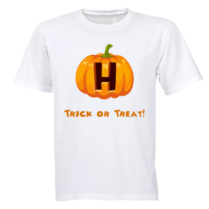 H - Halloween Pumpkin - Kids T-Shirt - BuyAbility South Africa