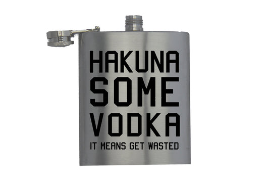 Hakuna Some Vodka - Hip Flask - BuyAbility South Africa