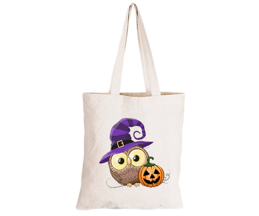 Halloween Owl - Eco-Cotton Natural Fibre Bag - BuyAbility South Africa