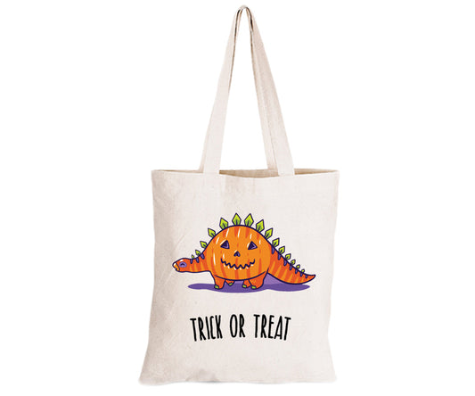 Halloween Pumpkin Dinosaur - Eco-Cotton Trick or Treat Bag - BuyAbility South Africa