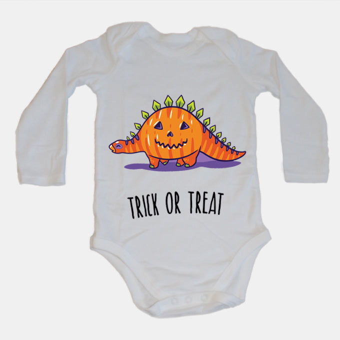 Halloween Pumpkin Dinosaur - Baby Grow