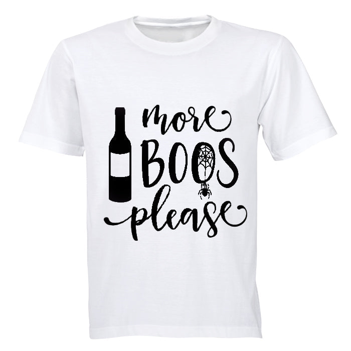 More BOOs Please - Halloween Inspired! - Adults - T-Shirt