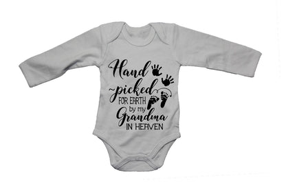 Hand Picked For Earth By My Grandma in Heaven - Baby Grow - BuyAbility South Africa