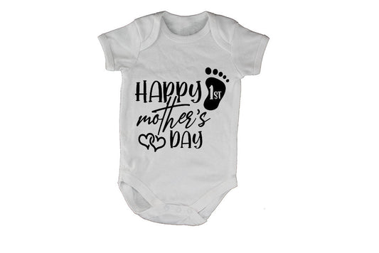 Happy 1st Mothers Day - Little Foot - Baby Grow - BuyAbility South Africa