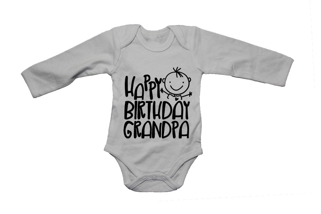 Happy Birthday Grandpa - Baby Grow - BuyAbility South Africa