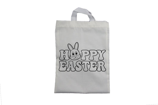 Happy Easter - Bunny Face - Easter Bag