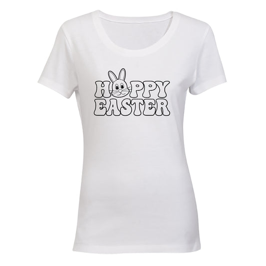 Happy Easter - Bunny Face - Ladies - T-Shirt - BuyAbility South Africa
