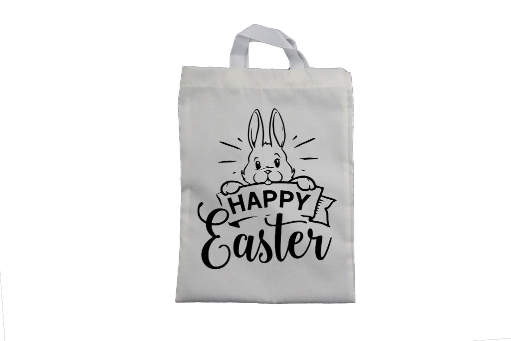 Happy Easter - Peeking Bunny - Easter Bag