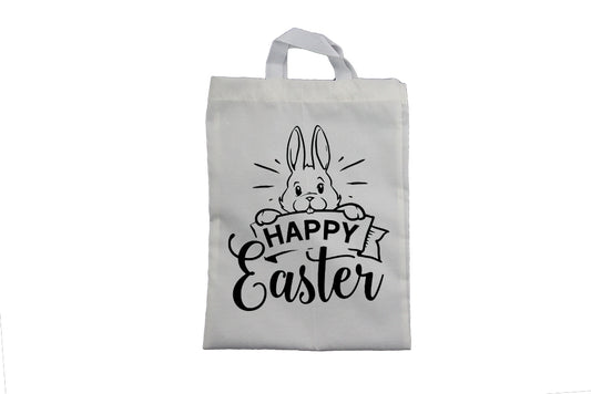 Happy Easter - Peeking Bunny - Easter Bag