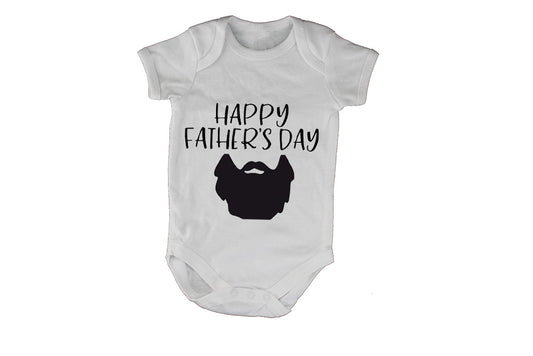 Happy Father's Day - Beard - Baby Grow - BuyAbility South Africa