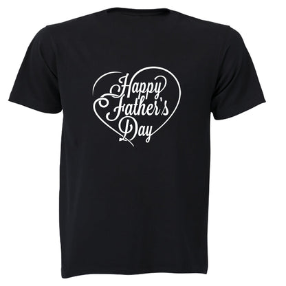 Happy Father s Day - Heart - Adults - T-Shirt - BuyAbility South Africa