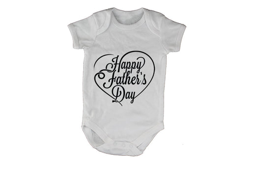 Happy Father s Day - Heart - Baby Grow - BuyAbility South Africa