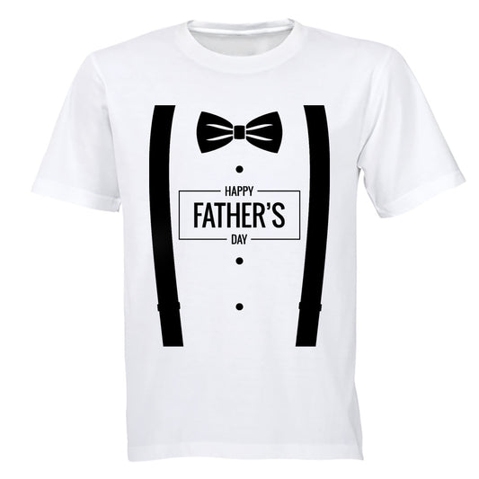 Happy Father s Day - Suspenders - Adults - T-Shirt - BuyAbility South Africa