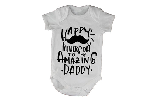 Happy Fathers Day - Amazing Daddy - Baby Grow - BuyAbility South Africa