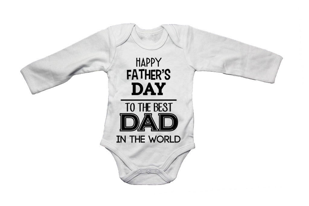 Happy Father's Day - Best Dad - Baby Grow - BuyAbility South Africa