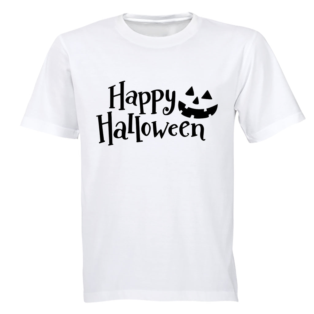 Happy Halloween - Pumpkin Face - Kids T-Shirt - BuyAbility South Africa