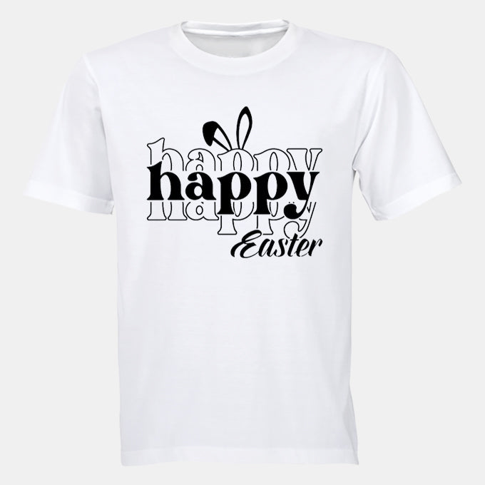 Happy Happy Easter - Adults - T-Shirt - BuyAbility South Africa