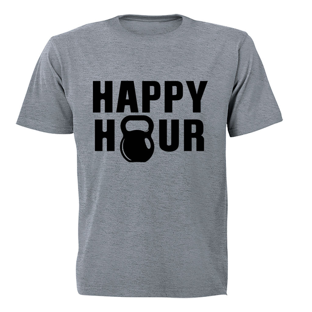Happy Hour - Gym - Adults - T-Shirt - BuyAbility South Africa