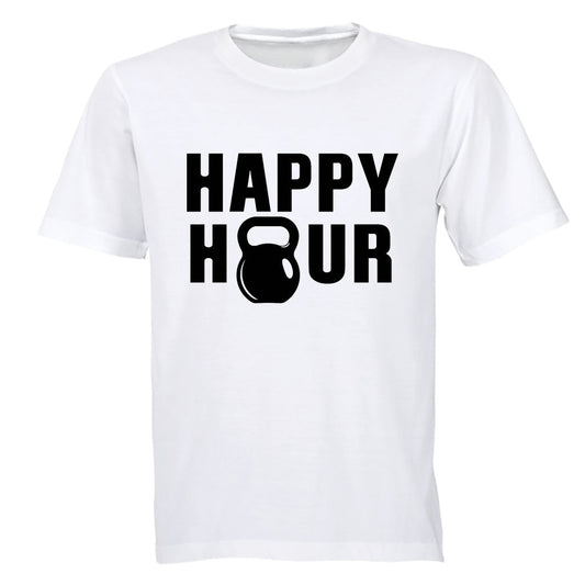 Happy Hour - Gym - Adults - T-Shirt - BuyAbility South Africa