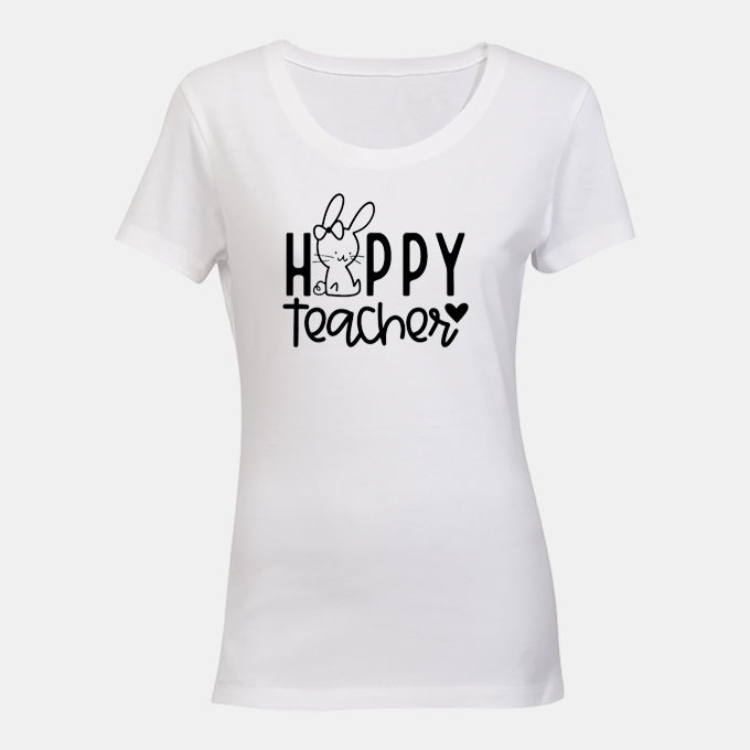 Happy Teacher - Easter - Ladies - T-Shirt - BuyAbility South Africa