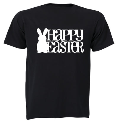 Happy Easter - Bunny Silhouette - Adults - T-Shirt - BuyAbility South Africa