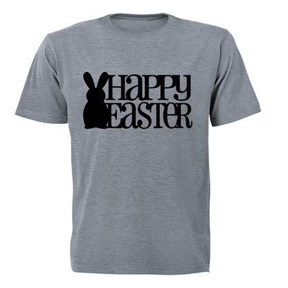 Happy Easter - Bunny Silhouette - Adults - T-Shirt - BuyAbility South Africa