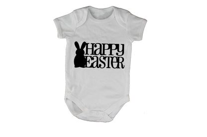 Happy Easter - Bunny Silhouette - Baby Grow - BuyAbility South Africa