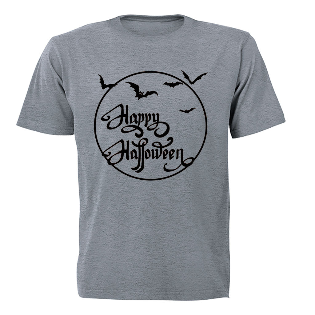 Happy Halloween - Circular Design - Adults - T-Shirt - BuyAbility South Africa