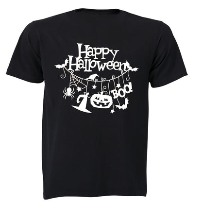 Happy Halloween - Decoration Design - Adults - T-Shirt - BuyAbility South Africa