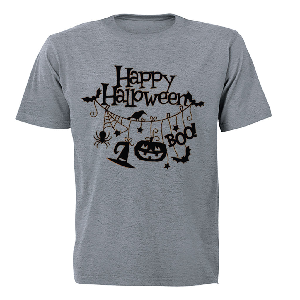 Happy Halloween - Decoration Design - Adults - T-Shirt - BuyAbility South Africa