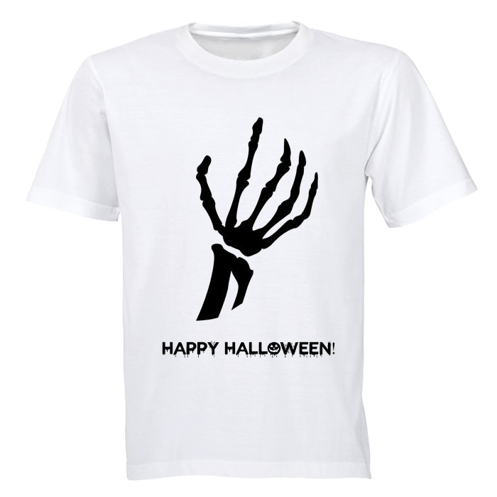 Skeleton Hand, Happy Halloween - Halloween Inspired! - Adults - T-Shirt