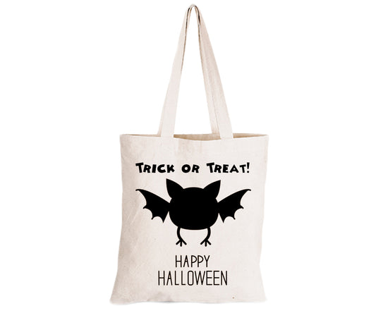 Happy Halloween - Cute Bat - Eco-Cotton Trick or Treat Bag - BuyAbility South Africa