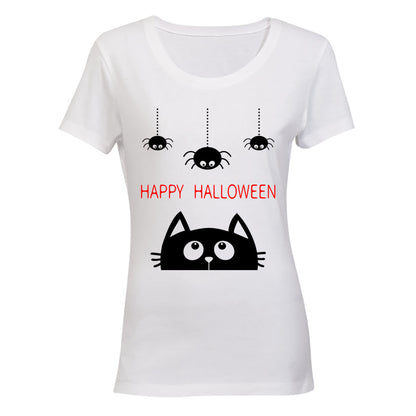 Happy Halloween - Cat & Spiders - BuyAbility South Africa