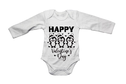 Happy Valentines Day - Penguins - Baby Grow - BuyAbility South Africa