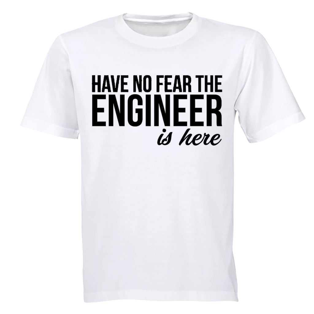 No Fear, the Engineer is Here - Adults - T-Shirt - BuyAbility South Africa