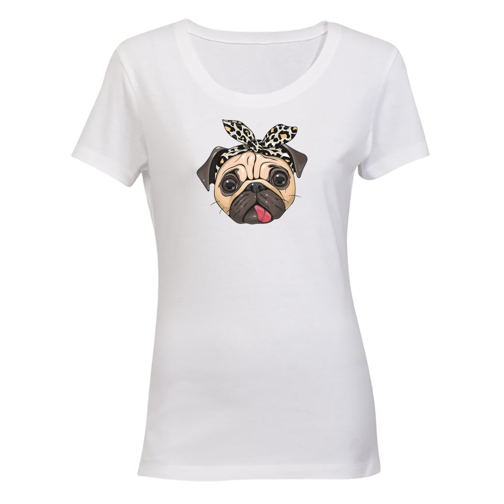 Headband Pug - Ladies - T-Shirt - BuyAbility South Africa